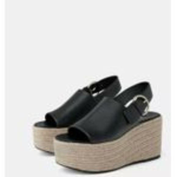 Zara Shoes - Zara TRF Rare Buckle Wedges Shoes Size 9